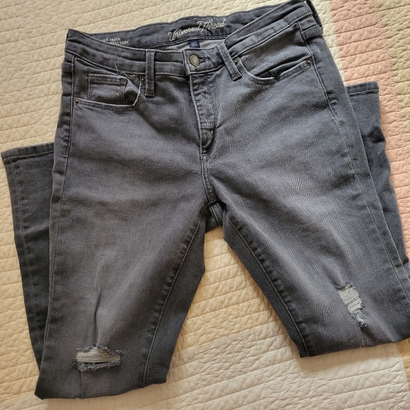 Universal Thread Denim - Universal Thread Gray Mid Rise Skinny Jeans